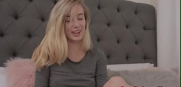  Blonde teen fucks and sucks stepbro